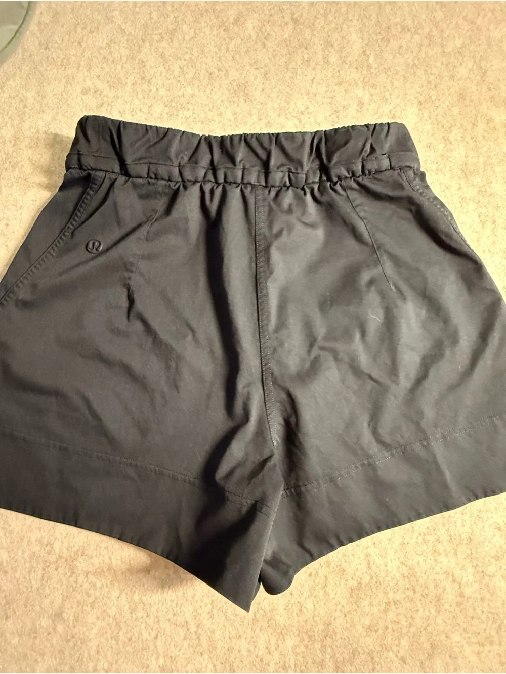lululemon athletica black   Drawcord Performance Shorts